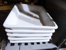 * 5 x 1/2 size caseerole dishes