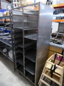 * S/S double clearing trolly on castors