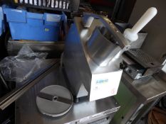 * new Adexa veg prep machine in box with disk