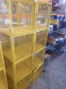* Industrial storage unit. With 8 large compartments - each with door. 1000w x 520d x 2000h