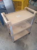 * 3 tier catering trolly