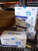 * 4 x boxes disposaable masks