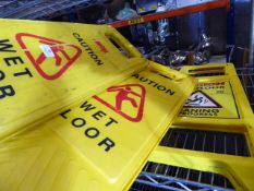 * 3 x caution/wet floor signs