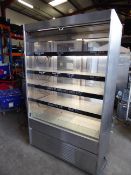 * Rear loading multideck grab and go chiller - with night blind. Recently removed from an NHS café
