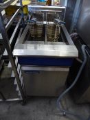 * Blueseal twin tank gass fryer