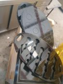 * display rack for stacking bottles - ideal for back bar product display.