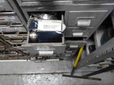 *Eight Drawers of Various Bearings and Parts