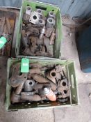 *Two Boxes of Various Machine Tooling, Chucks, and Components