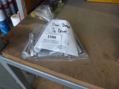 *Ten 11mm ¼” Drive Sockets (new)