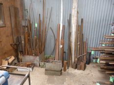 *Large Quantity of Steel Bar, Pike Blocks, Box Section, etc.