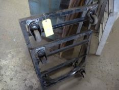 *Two Four Wheel Steel Trolleys
