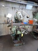 *TOS Adjustable Head Milling Machine Model: FA3AV, Serial No. 10778, 415v