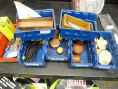 *Seven Boxes of Various Scribes, Punches, Feeler Gauges, Brass Backing Pads, etc.