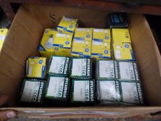 *Box of Threaded Light Bulbs