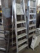 *Six Tread Aluminium Platform Steps