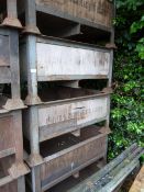 *Five Steel Forklift Stillages