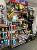 *5 Tier, metal shelf with wood shelves - Contents Not Included