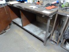 *Engineer's Workbench 80x180x100cm with Undershelf and Cupboard to Left