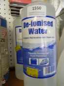 *Two Bottles of Deionised Water