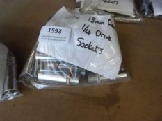 *Twenty 13mm ¼” Drive Sockets (new)