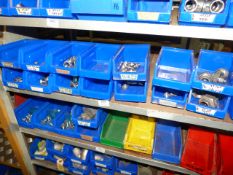 *Shelf of Various Stainless Steel Pipe Fittings