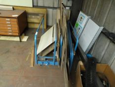 *Flatbed Trolley with Three Sections