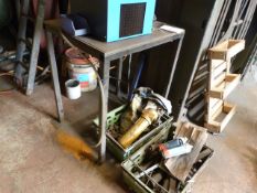 *Engineers Workbench with Steel Top 65x75x90cm