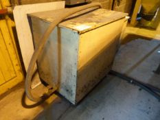 *Powder Coat Tank with Lid on Wheels 75x105x95cm