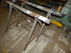 *Pair of A-Frame Trestles 1.4m wide, 80cm tall