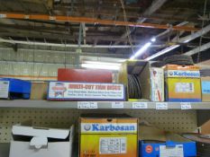 *Shelf of Various 4” Polishing Discs, Fibre Discs, Grinding Wheels, etc.