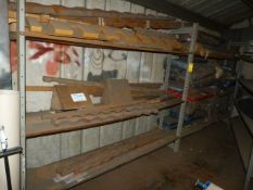 *Two Bays of 8ft Adjustable Shelving with Six Shelves