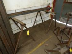 *Pair of A-Frame Steel Trestles 80x77cm