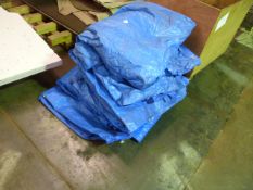 *Quantity of Assorted Loose Tarpaulin Sheets