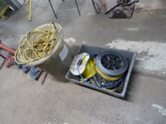 *Bucket and Box of Various Cabling