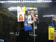 *Assortment of Hand Tools; Set Squares, Multitool, Nail Bar, etc.