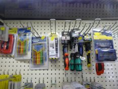*Assortment of Various Screwdrivers and Bits