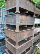 *Five Steel Forklift Stillages
