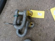 *Pair of 8.5ton D-Shackles