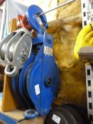 *Double Sheave Pulley Block with Hook