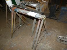 *Two A-Frame Trestles 75cm wide, 70cm tall