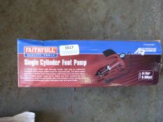 *Single Cylinder Foot Pump