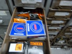 *Drawer of Size 6009 - 6012 Bearings