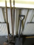 *Various Shovels and Brooms