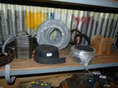 *Shelf of Pallet Feet and Rubber