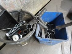 *Two Buckets of Paint Rollers