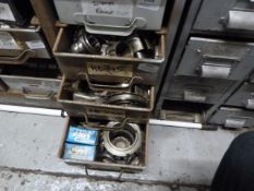 *Three Drawers of Various Bearings