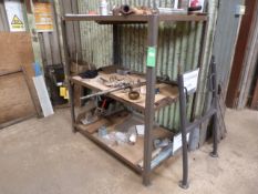 *Three Tier Steel Shelving Unit