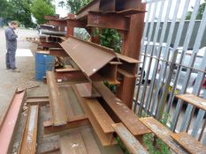 *Three Tier Single Sided Steel Rack