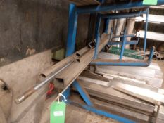 *Shelf of Various Stainless Angle, Flat Bar, Pipe, etc.