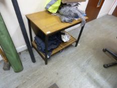 *Lightwood Table on Black Legs